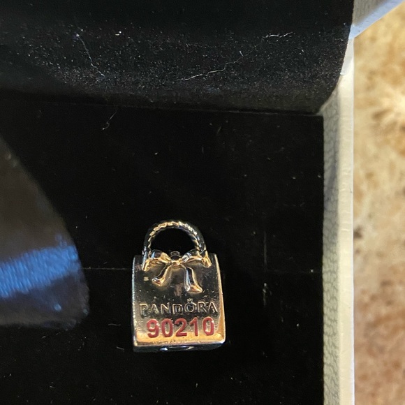Pandora Rare 90210 shopping bag Charm